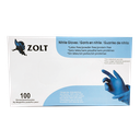 ZOLT® Gants en nitrile sans poudre - Moyen (100) Bleu