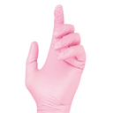 MEDICOM® SafeBasics™ True Fit Thin™ Gants en nitrile texturés sans poudre - Grand (300) Rose