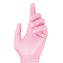 MEDICOM® SafeBasics™ True Fit Thin™ Gants en nitrile texturés sans poudre - Petit (300) Rose