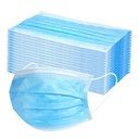 YINGE Masques de style à plis avec attaches auriculaire (50) Bleu