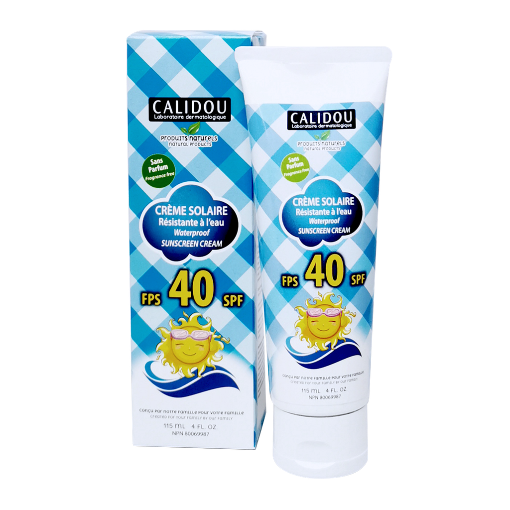 Calidou® Crème solaire FPS 40 résistant à l'eau - Protection (115 ml)