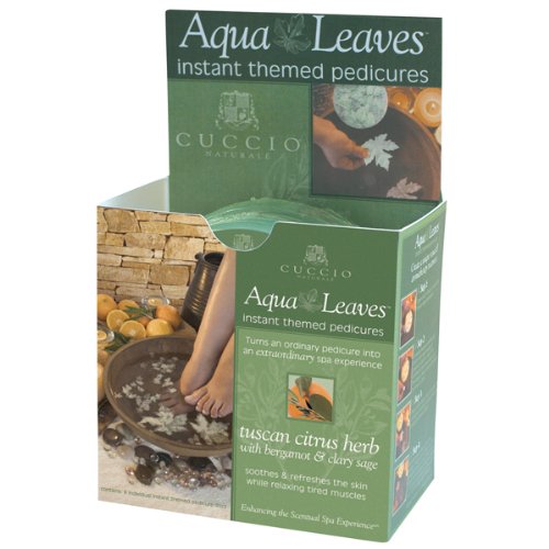 CUCCIO NATURALÉ Aqua leaves  (6 / box) - Tuscan citrus herb