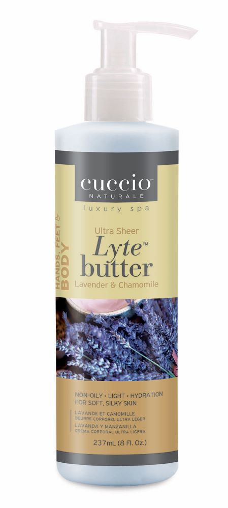 CUCCIO NATURALÉ Beurre corporel Ultra-léger - Lavande & Camomille 8oz