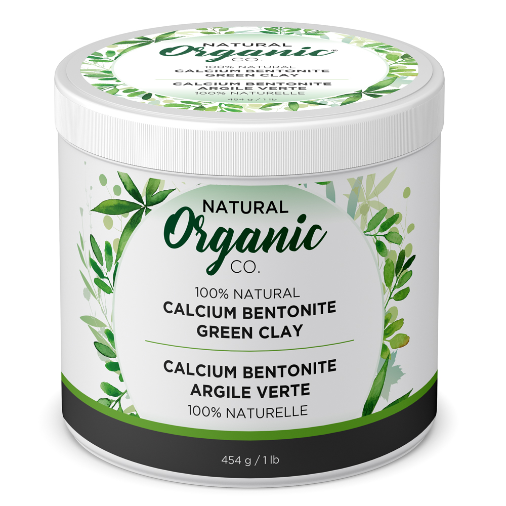 NATURAL ORGANIC CO. Calcium Bentonite Green Clay 454 g