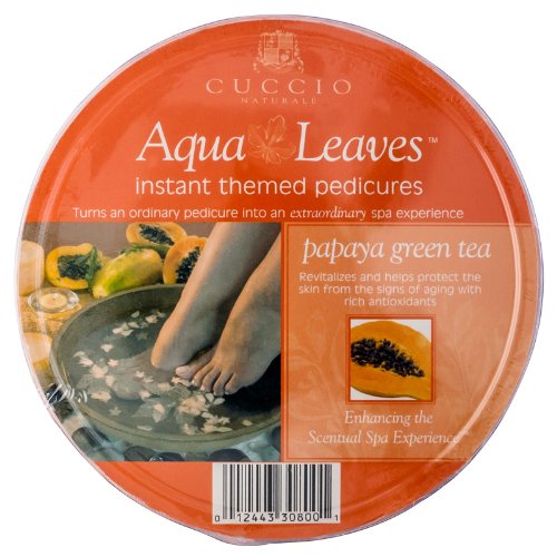 CUCCIO NATURALÉ Aqua Leaves (1 paquet) - Papaye & Thé vert