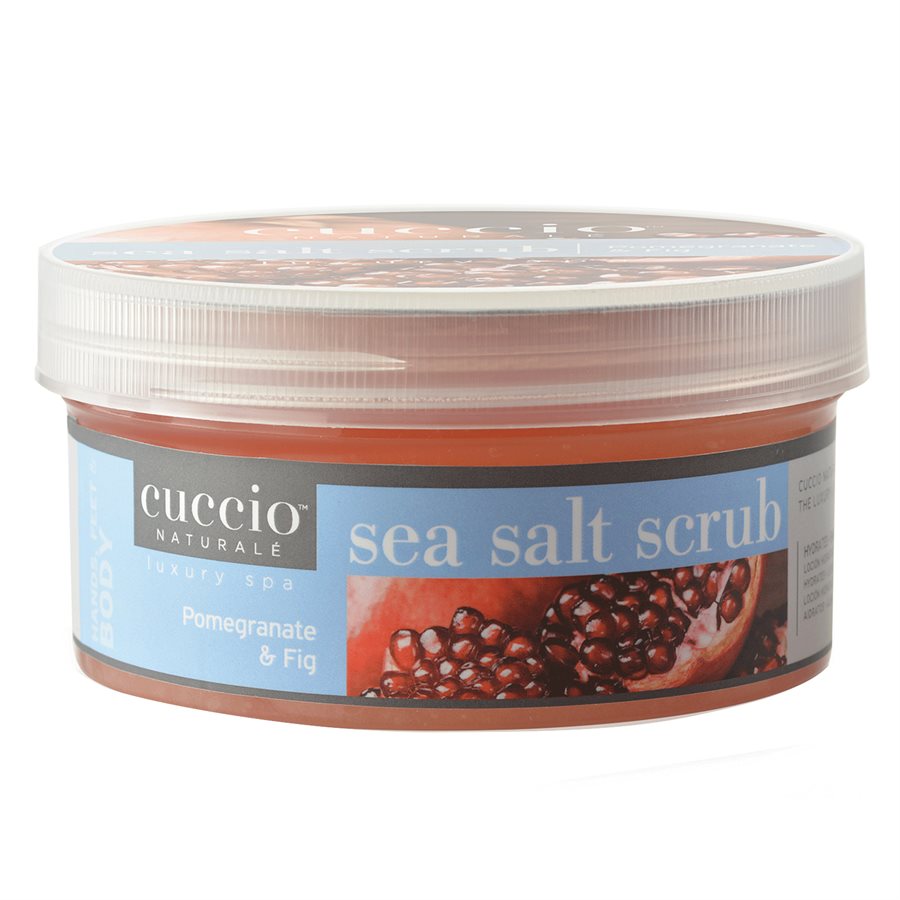 CUCCIO NATURALÉ Sea Salt Scrub - Pomegranate & Fig - 8oz