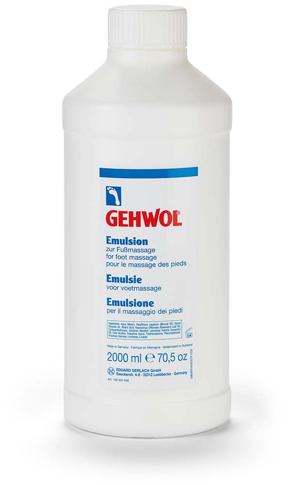 GEHWOL® Emulsion pour massage des pieds (sans pompe) 2000 ml