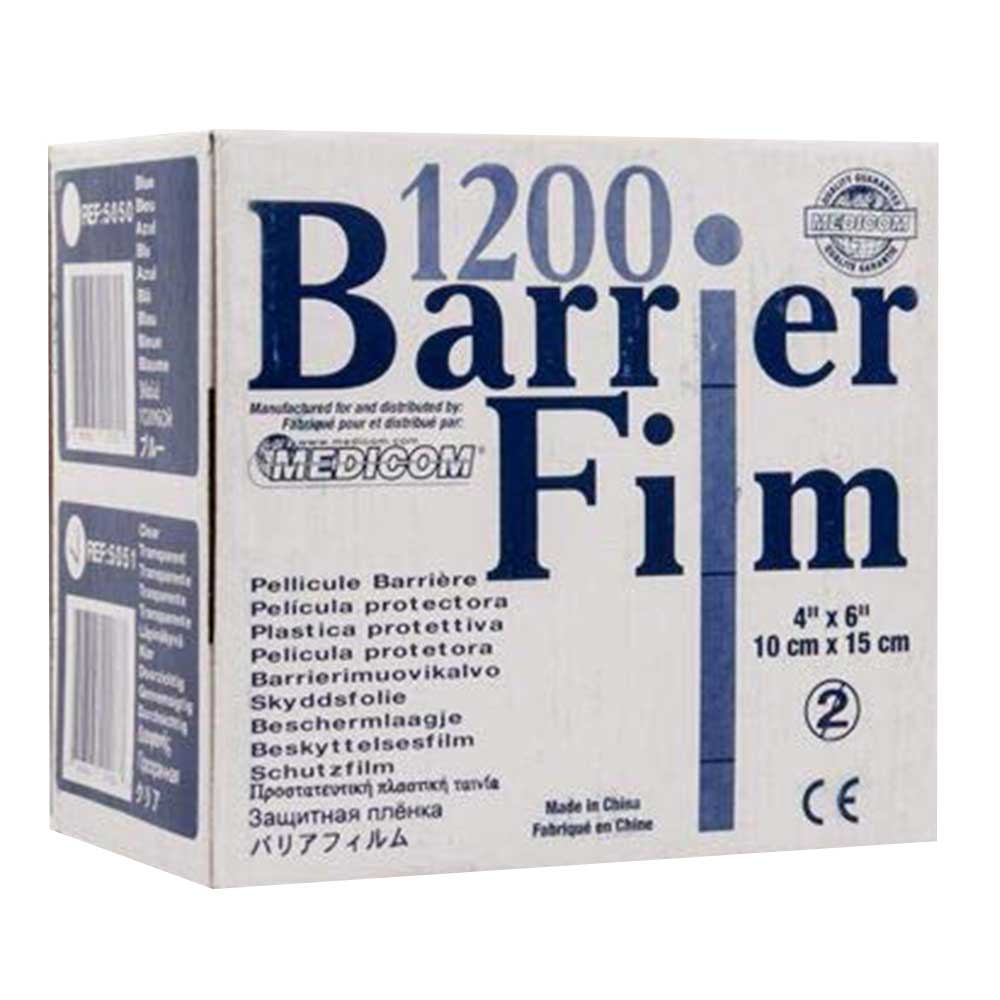 [55050] MEDICOM® - Pellicule barrière bleue 4"x 6" - 1200 feuilles