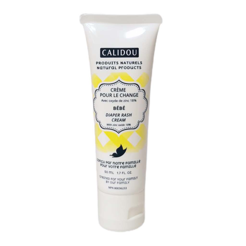 Calidou® Diaper Rash Cream with 18% Zinc Oxide - Bébé (50 ml)