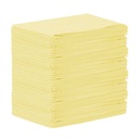 [5MED8284-1] MEDICOM® SafeBasics™ Dry-Back® Bibs (3-ply) 2 ply of tissue & 1 ply poly (125) Yellow
