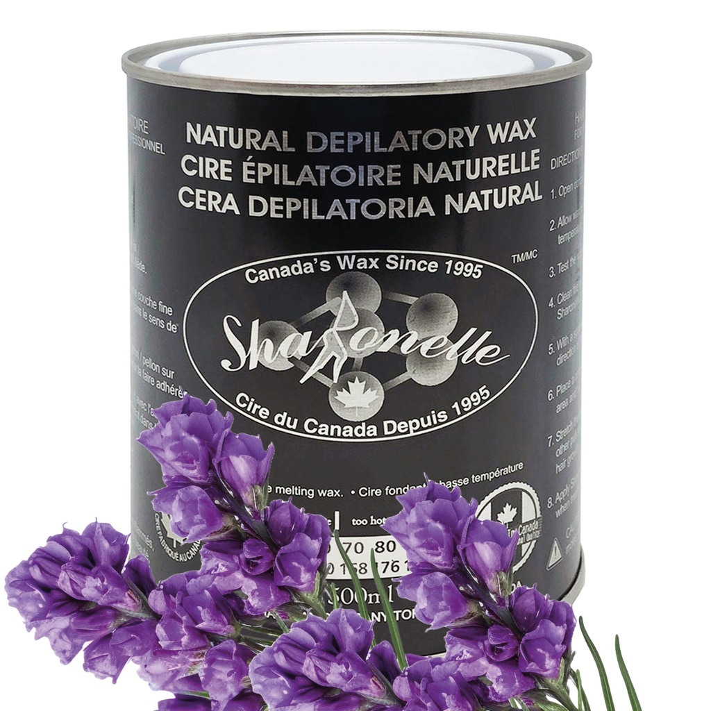 SHARONELLE® Cire Tiède Lavande 18 oz  *PRIX SPÉCIAL À L'ACHAT DE 24 & PLUS*