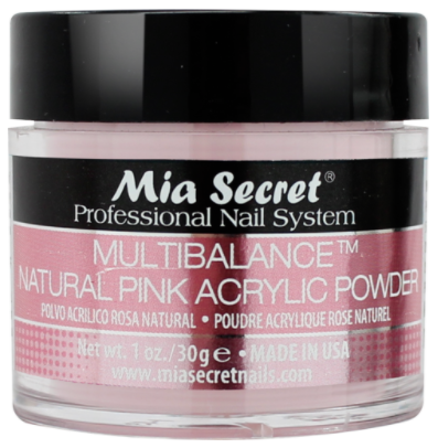 MIA SECRET® Multibalance Acrylic Powder Natural Pink 1oz 