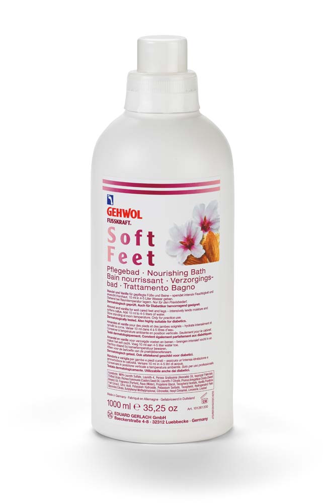 GEHWOL® FUSSKRAFT® Soft Feet Bain Nourrissant 1000 ml