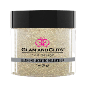 GLAM & GLITS ® Diamond Acrylic Collection - White Glaze 1 oz