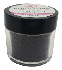 GLAM & GLITS ® Nail Art Collection - Jet Black 1 oz