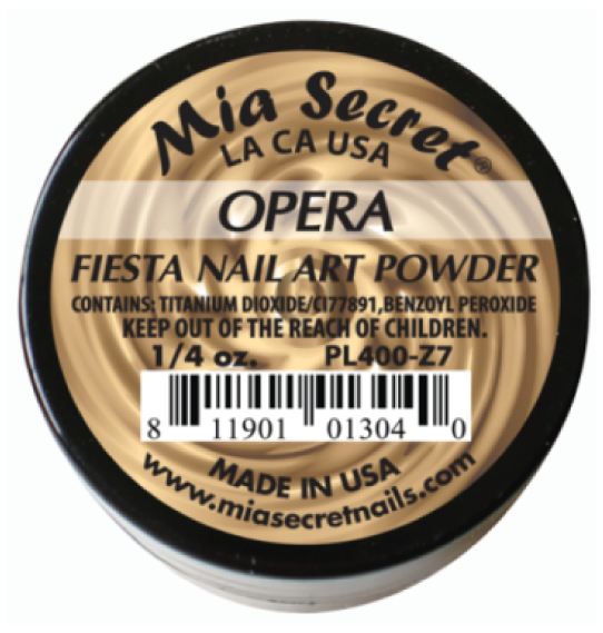 [PL400-Z7] MIA SECRET® Poudre Acrylique Fiesta - Opera 1/4 oz
