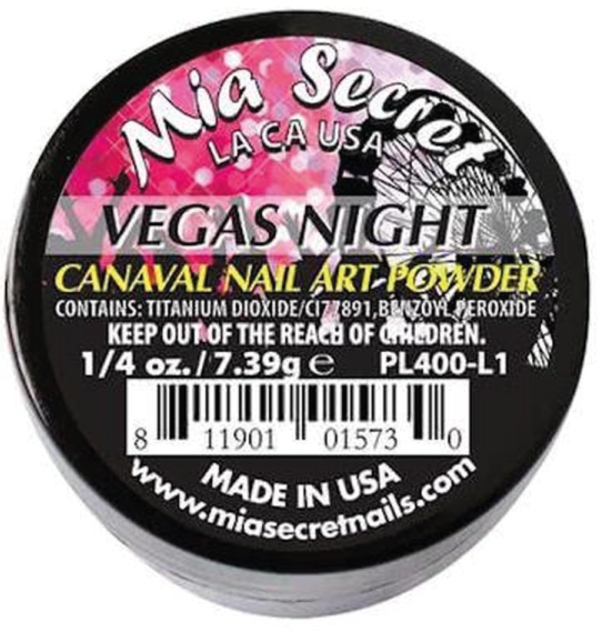 [PL400-L1] MIA SECRET® Poudre Acrylique Carnaval - Vegas Night 1/4 oz