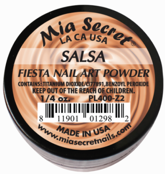 [PL400-Z2] MIA SECRET® Poudre Acrylique Fiesta - Salsa 1/4 oz