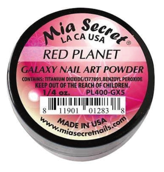 MIA SECRET® Galaxy Nail Powder - Red Planet 1/4 oz