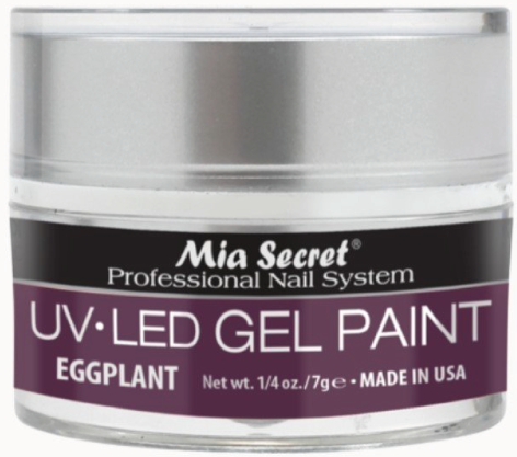 MIA SECRET® UV-LED Gel Paint - Eggplant 1/4 oz