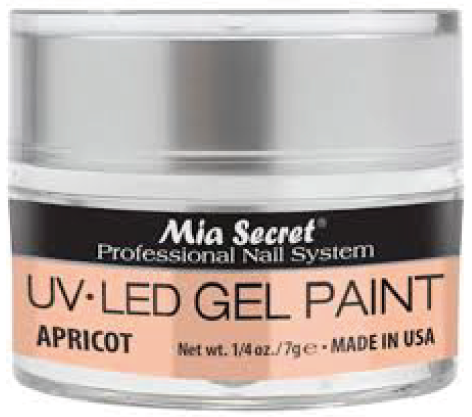 MIA SECRET® UV-LED Gel Paint - Apricot 1/4 oz