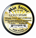 MIA SECRET® Poudre Acrylique Brillante - Gold Spark 1/4 oz