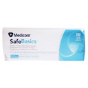 [5MED2103-CH] MEDICOM SafeBasics® Compresses non-tissées tout usage - 4 épaisseurs - 3" x 3" (200) Blanc