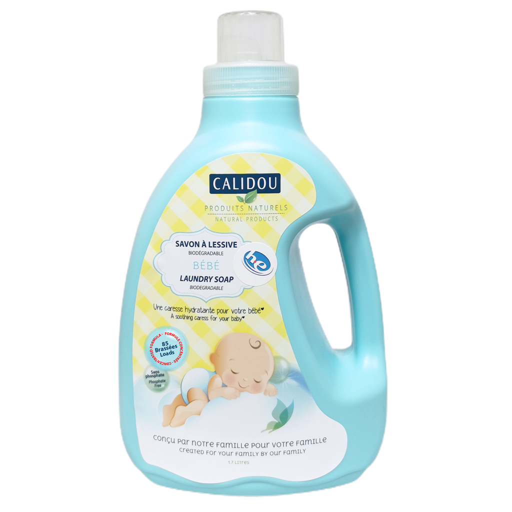Calidou® Biodegradable Concentrate Laundry Soap - Bébé (1.7 L)