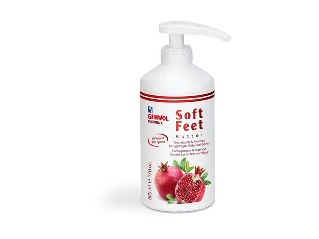 GEHWOL® FUSSKRAFT® Soft Feet Butter professional, pomegranate & moringa 500ml