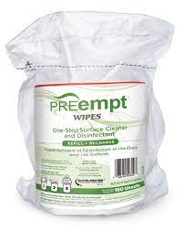 PREempt® Disinfectant Wipes (160) 6"x6.8" (Accel TB) - Refill