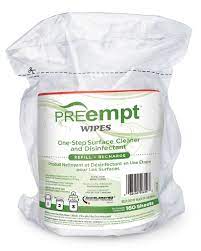 PREempt® Lingettes - Sac de Recharge  (160) 6"x6,8"  (Accel TB)