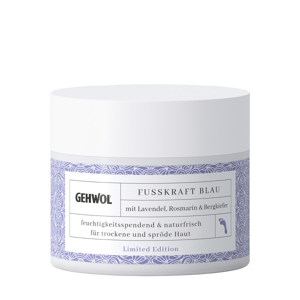 GEHWOL® FUSSKRAFT® Bleu - Peau sèche et gercée - Lavande, Romarin et Pin des montagnes 50ml
