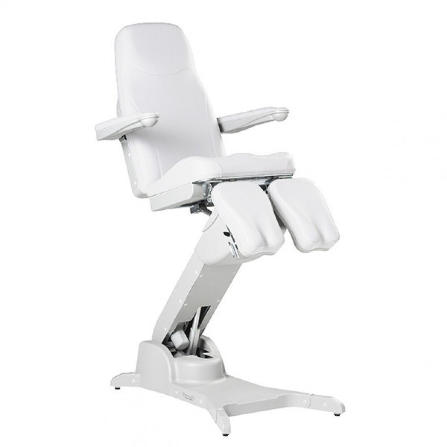 [265864.100.00] BENTLON® Fauteuil Podo Platinum TELE avec double support pour les bras et les jambes - Blanc