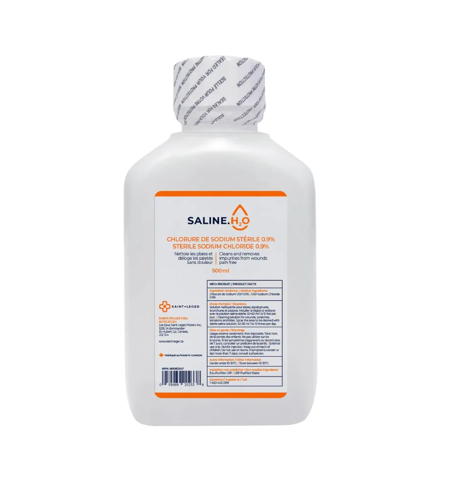 [50012sa] SAINT-LÉGER - Chlorure de Sodium stérile sodium chloride 500ML