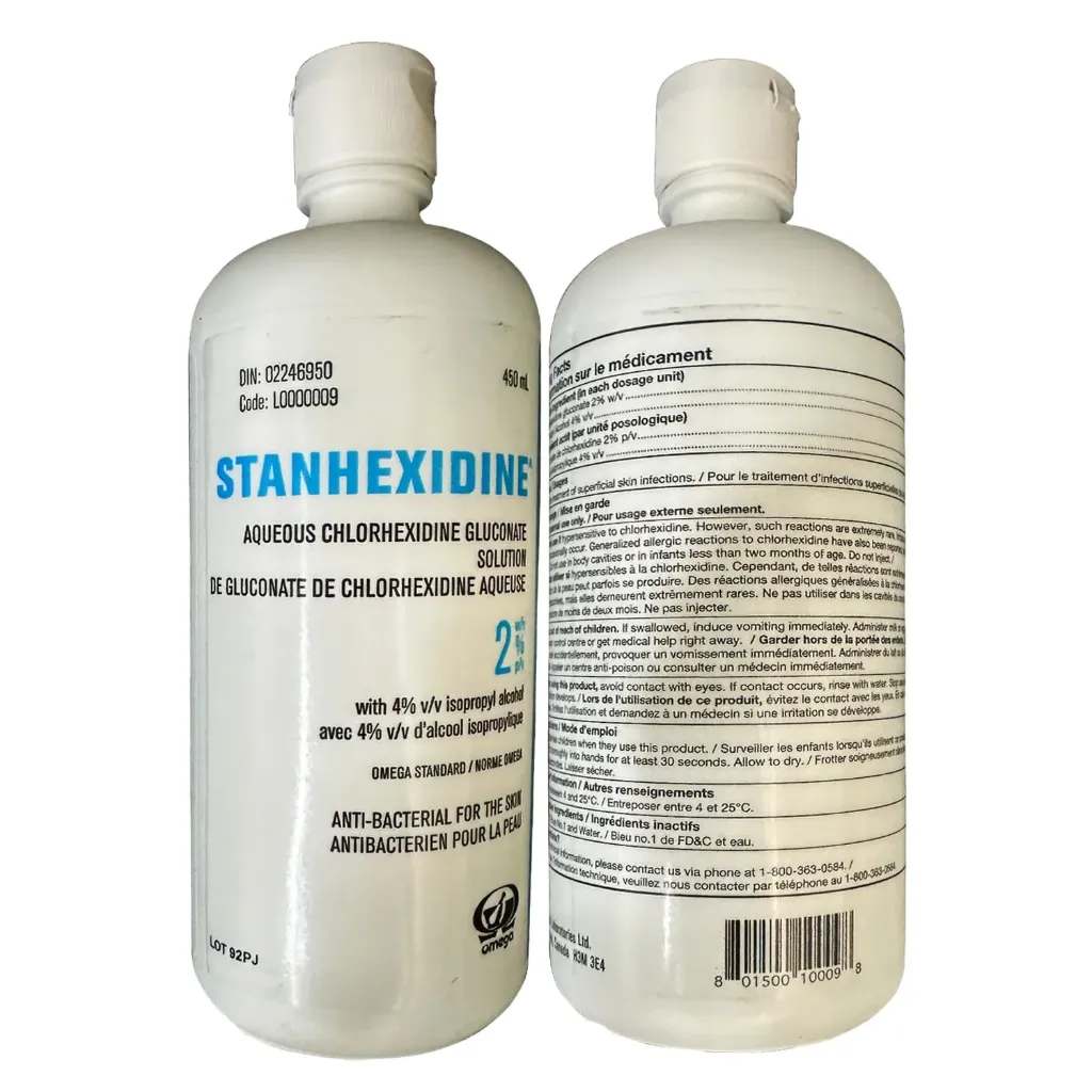 [432-L0000009] Gluconate de chlorhexidine aqueuse à 2 % 450 ml