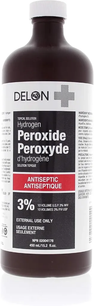 Delon Perox USP 3% ENG/FRE Round - 473 ml