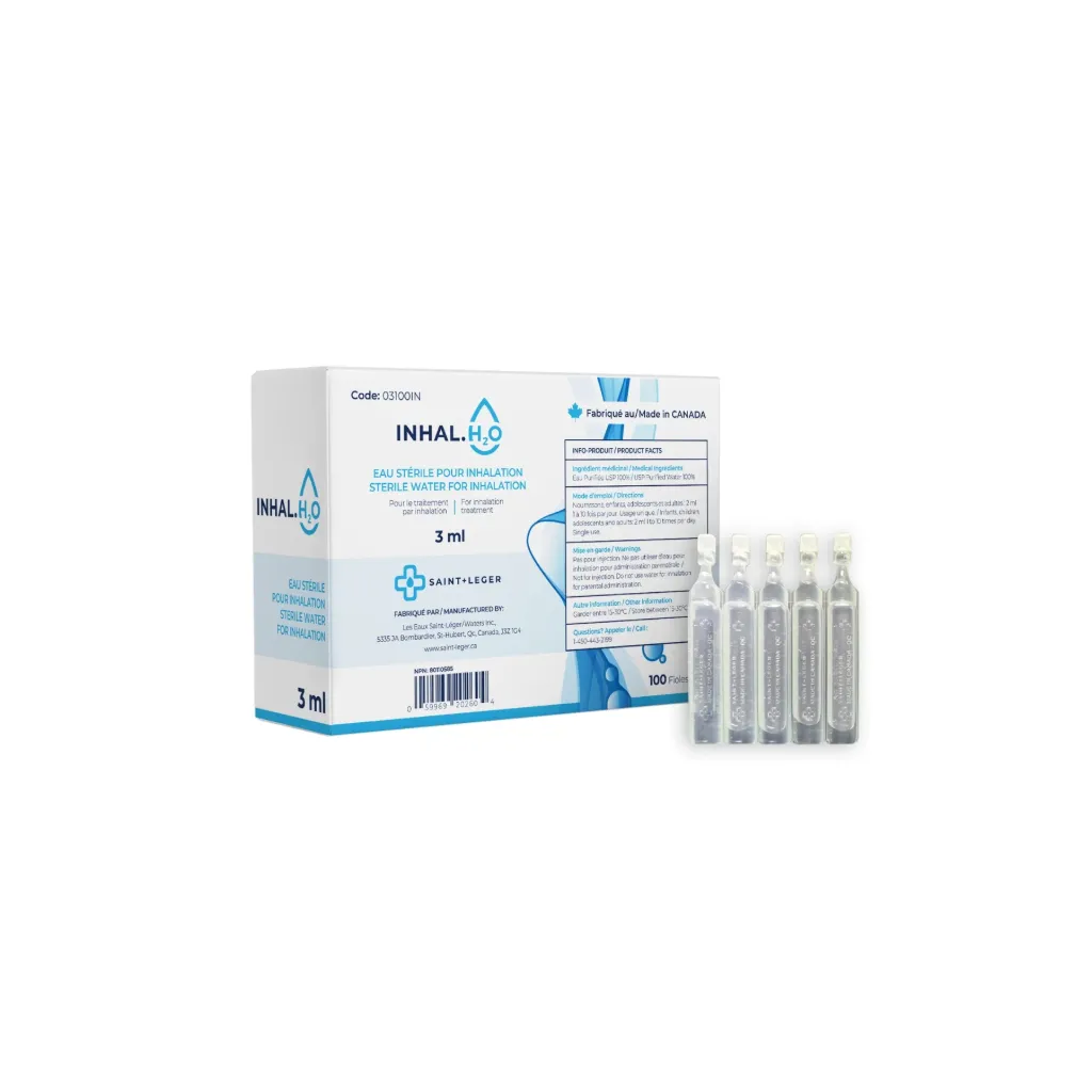 [03100IN] SAINT-LÉGER - Eau Stérile 3ml Unidose - 100 unités