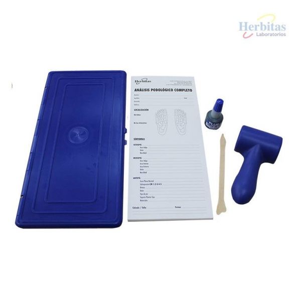 Ens. complet de Podographe avec rouleau encreur, encre Podoprint