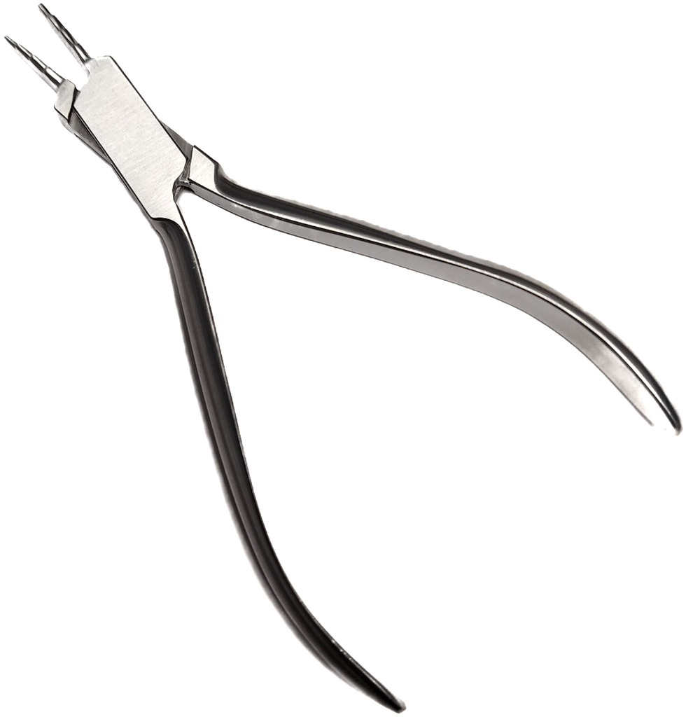 [1BA286] Pince à fil courbée en acier inoxydable - 13cm