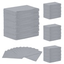 [5MED8281] MEDICOM® SafeBasics™ Dry-Back® Bavettes (3 plis) 2 plis de papier & 1 pli de polyéthylène (500) Gris