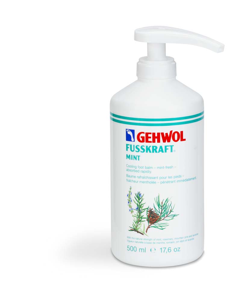 GEHWOL® FUSSKRAFT® Menthe (avec pompe) 500 ml