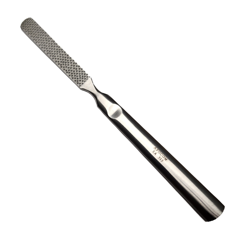 Double-sided grater in stainless steel