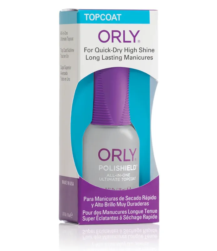 [24272] ORLY® POLISHIELD® Ultime Couche de Finition/Top Coat tout-en-un - 9 ml