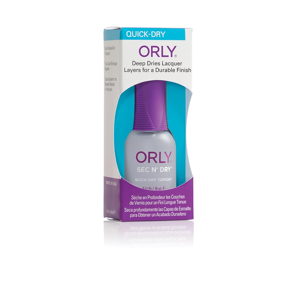 ORLY® Sec' N Dry (Quick-Dry) Topcoat 18 ml