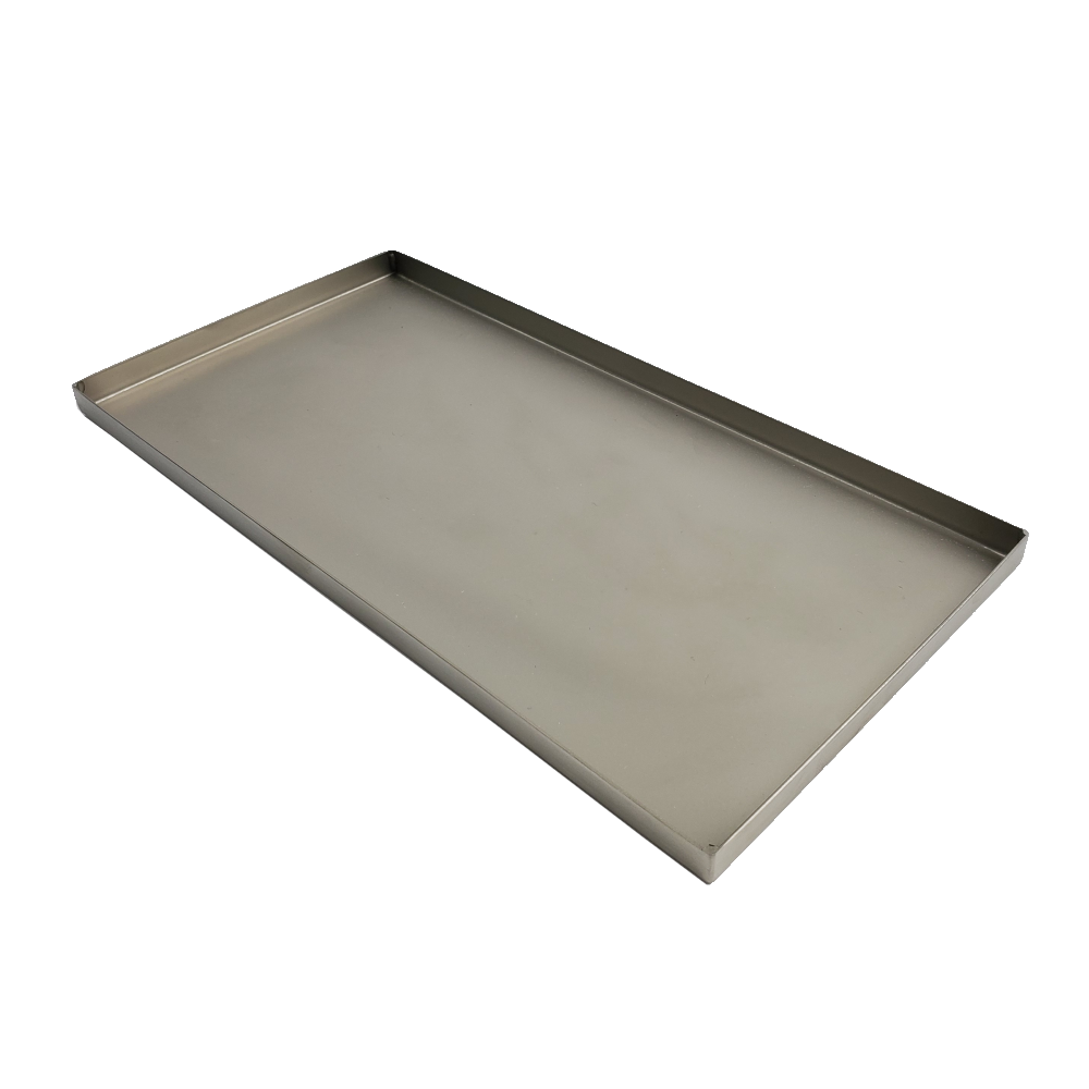 [23623] Plateau en inox (10 x 20 x 1cm)