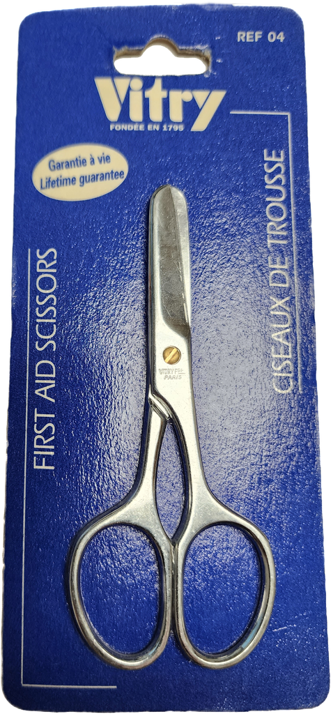 [604] VITRY® First aid scissor - Round tips 3.75 in