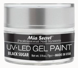 [5S-817] MIA SECRET® UV-LED Gel Paint - Black Sugar 1/4 oz