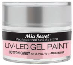 [5S-806] MIA SECRET® UV-LED Gel Paint - Cotton Candy 1/4 oz