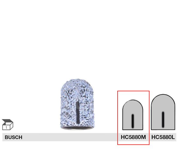 [2HC5880M] -BUSCH® Cap en diamant et céramique - Super Gros Grain (HybridCap)